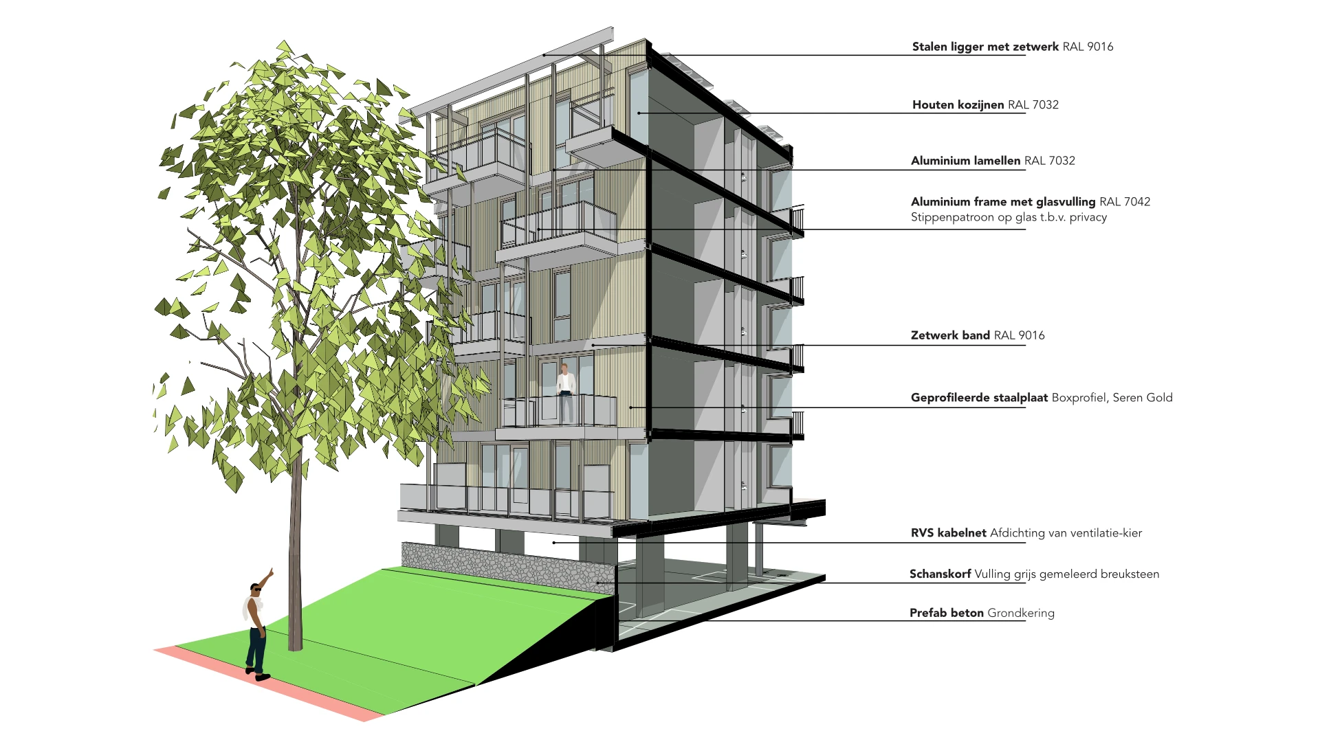 AG NOVA Architecten Kop-Van-Liendert Gevelfragment